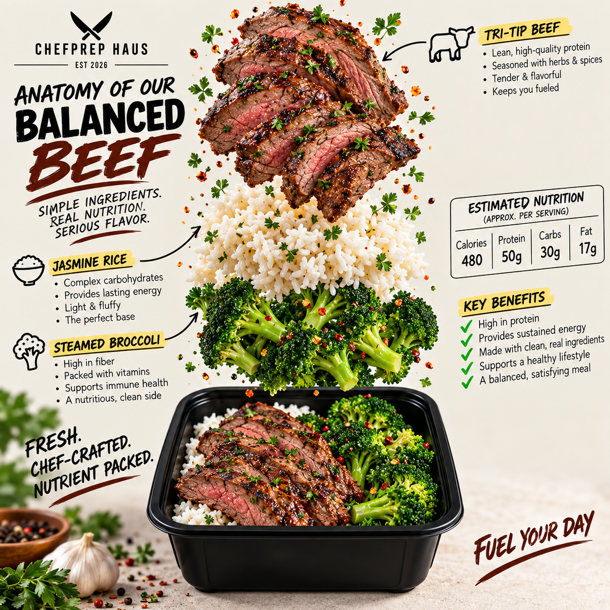 Balanced 6 oz Mediterranean Beef